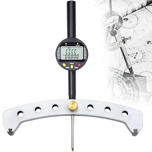 XRSMOU Digital Radius Gauge,High Accuracy Electronic Tool,Precise Measurements,with 200mm Measuring Jaw,for Industrial