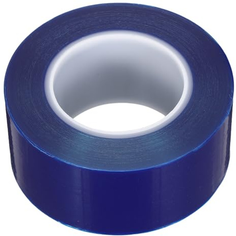 Cabilock Cinta Protectora para Llantas Azul PE 60 MM X 200 M Película Protectora Extraíble sin Residuos Cinta para Neumáticos de Coche Motocicleta y Bicicleta de Carretera