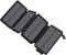 A ADDTOP Caricabatterie Solare 25000mAh, Power Bank Impermeabile con 3 Porte USB Batteria Esterna Portabile LED per Smartphones Tablets e Altri Nero
