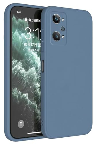 Topme Funda para Realme GT2 / GT Neo2 / GT Neo 3T (6.62 Inches) Carcasa Caja Case Estuche, Funda Protectora de Piel de Silicona TPU - Lavanda Gris