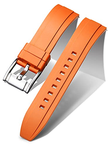 BINLUN Silikon Uhrenarmbänder Schnellverschluss Gummi Uhrenarmband 18mm 19mm 20mm 21mm 22mm 24mm Smartwatch Armband Ersatz Wasserdichte Sport Kautschuk Uhrenband für Herren und Damen mit 11 Farben