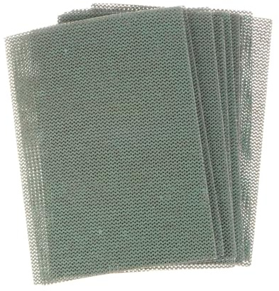 sourcing map 10 hojas de lija de malla de grano 400 de 3 x 4 pulgadas, papel de lija húmedo o seco, almohadillas abrasivas sin polvo para coche, madera, yeso, metal pulido y molienda