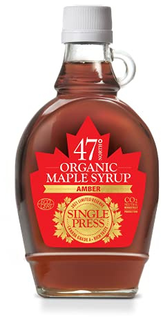 47° North Single Press Organic Canadian Maple Syrup Grade A 250g (250g, Amber)