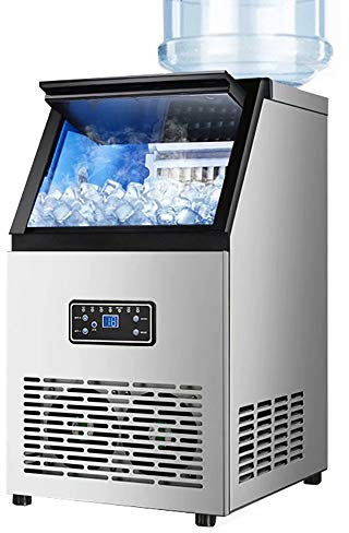 SmPinnaA Macchina per Il Ghiaccio Macchina per Il Ghiaccio A Cubetti Commerciale Controllo Digitale Automatico Macchinari per Piccole Imprese Macchina per Palline di Ghiaccio per La Caffett,Gk60