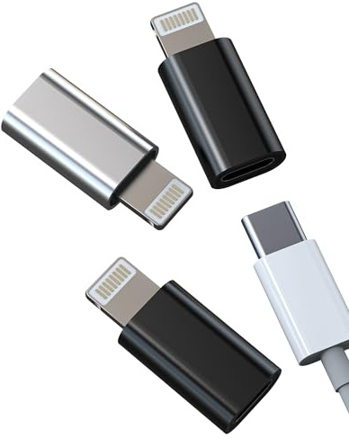 Adaptateur USB C Femelle Vers Lightning Mâle Pour IPhone 14 13 12 Pro Max(Lot De 3) Certifié Pour Apple MFI Type C Câble Chargeur Rapide Jack Pour IPad Pro Prise Appareil Tablette Transfert Connecteur