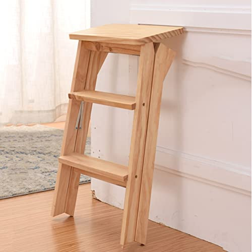 Escabeau, escabeau Pliant, Tabouret en Bois, Tabouret en Bois Pliable, escabeau Portable, Petit Tabouret antidérapant, étagère à Fleurs, Banc à Chaussures, marchepied