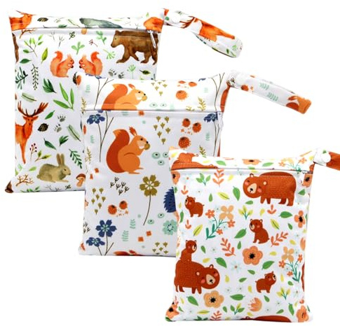 3 Pcs Wetbags Nassbeutel Kindergarten Nasstasche Schwimmen