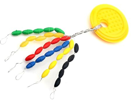 KASFDBMO Gummierte Ovale, Posen-Stopper, Rigs Pufferverbinder, Angelpose, Angel-Bobber, Angelzubehör, Zubehör