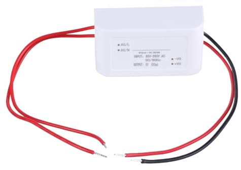 Dawutocap 85 V-265 V fino a 9 V 500 mA alimentatore di rete doppio cavo di alimentazione per multimetro giocattolo e telecamere di sorveglianza