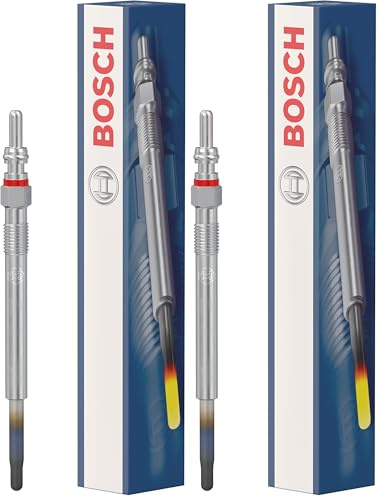 Bosch 0250404001 (GLP230) - Bujía incandescente Duraterm High Speed - Caja de cartón – 1 unidad - para vehiculos con motor diesel (Paquete de 2)