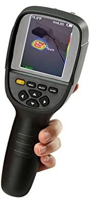 Telecamera termica, Termocamera professionale Risoluzione 320 * 240 Thermal Imager Termometro a infrarossi Test industriali,Riconoscimento rapido delle anomalie(19)