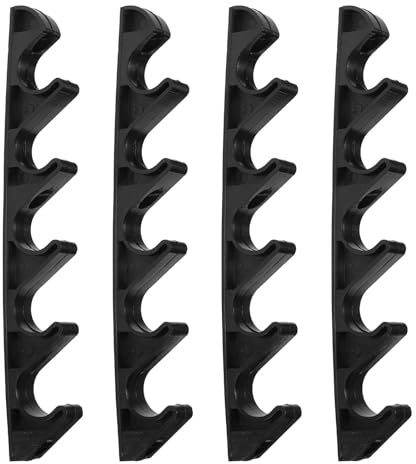 TOYANDONA 4pcs Outdoor Chair Adjustment Buckle Plastic Five-position Recliner Connector with Five-tooth Hook Design Weather-resistant Strips Minimalist Folding Design for Camping