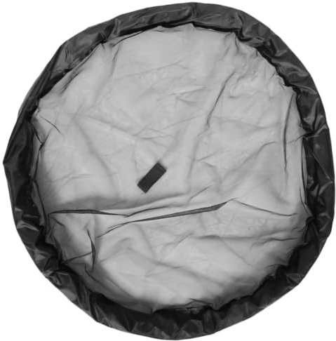 VILLCASE Isla Flotante para Plantas Protector de Plantas de Malla para Estanque Redonda Negra de Tela y Ecosistemas Acuáticos Decoración y Elementos de Agua Instalación Fácil
