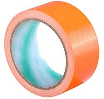 Cinta de tela de la cinta aislante de la moqueta cintas impermeables de alta viscosidad del adhesivo de la cinta multicolor DIY Decoración Naranja 40mm, 10M