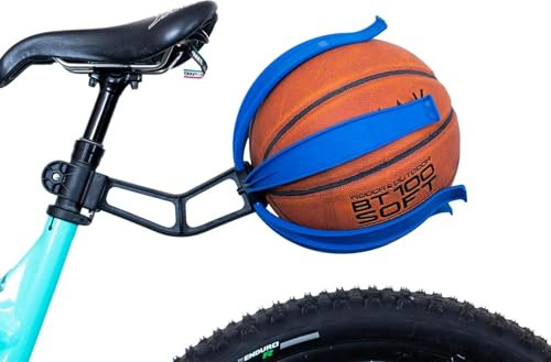 KIK BALL - Cykelballonghållare | Säkerhetsanordning för cykeln (blå)