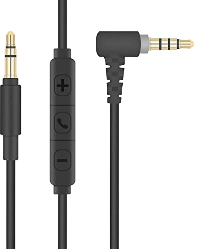WH-1000XM4 Headphone Cable with Microphone, 5FT Replacement Audio Cord Compatible with Sony MDR-XB950BT MDR-1000X WH-H900N WH-CH700N WH-1000XM4 WH-1000XM3 MDR-10R MDR-ZX770BN MDR-100ABN Headphones