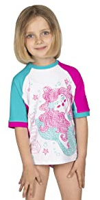 Mares Seaside Shield Kid; kortärmad skyddande Rashguard-tröja - barn, rosa, XL