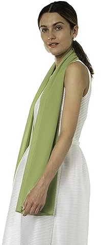 ClearLake Chiffon Schal Damen Stola Umschlagtuch für Abendkleid Cocktailkleid 70x180