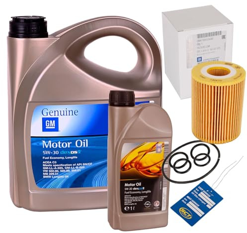 Öl WECHSEL + Filter + Motoröl 5W30 passend für Meriva B Astra J H Corsa D