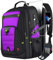 Z-MGKISS Extra Large Laptop Backpack, Water-Resistant 18.4-19 Inch Travel Backpack for Men & Women Stylish College Bag with USB Charging Port and Multiple Compartments, purple