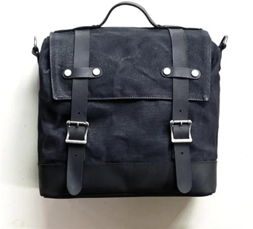 Motorrad Satteltasche Für R1200GS Tasche Vintage Motorrad Seitentasche Universelle wasserdichte Seitentasche Motorrad Canvas Tasche Fahrersitztasche Motorrad hecktasche