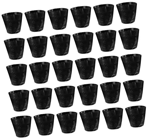 TOGEVAL 100pezzi Sacchetto Per Piantare in Pe Sacchetto Per Nutrienti Spessa Per Coltivare Piante Design Scientifico Per Buona Ventilazione Per Bonsai e Giardinaggio