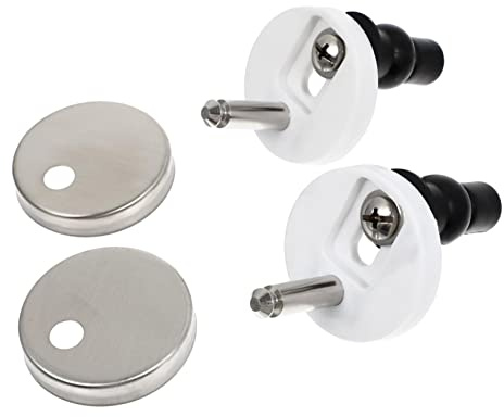 HOLIDYOYO Accesorios para Asientos De Inodoro Bisagras De Fijación De Bisagras para Asiento De Inodoro De Repuesto para De Fijación para