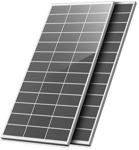 Rvpozwer Módulo solar de 12 V, módulo PV, panel solar de 18 BB, paneles solares monocristalinos para caravana, balcón, cobertizo de jardín, barco (220w*2-white)