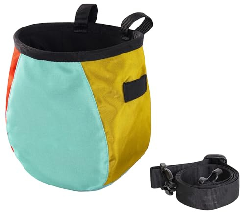 Magnesiasack | Auslaufsichere wasserdichte Aufbewahrung - Ergonomischer Kletter Magnesiabeutel,Für Gewichtheben, Turnen, Disc Golf, Workout, Outdoor Abenteuer, Training, Kletterer