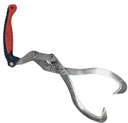 Pinza Per Legno Con Pinza Scorrevole A Due Artigli Per Lavori Forestali, Penza Per Sollevare, Trasportare E Tirare Tronchi D'albero Costruzione Durevole Con Impugnatura Ergonomica Per Skidder Per Trat