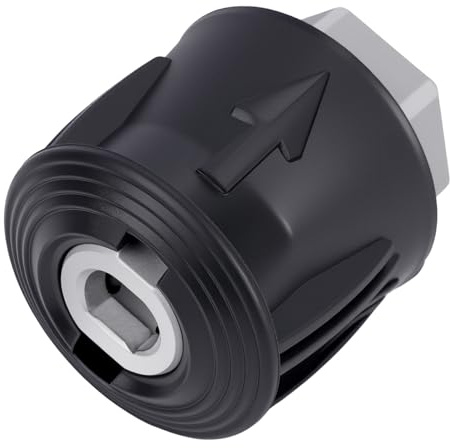YUET Raccordo Rapido per Idropulitrice M22 14MM per Karcher, Adattatore in Metallo, Tubo Flessibile Quick Connect, Raccordo per Tubo a Montaggio Rapido