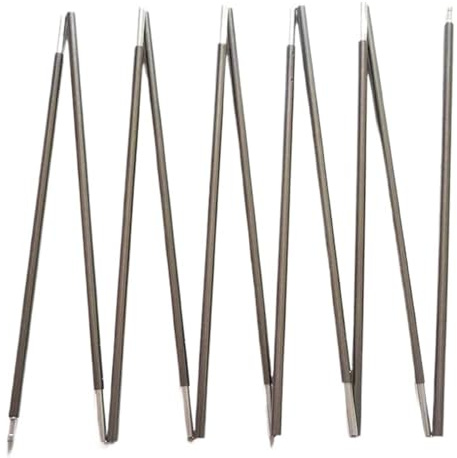 RUHTEUO Zeltstangen 1pc Zelt Pole Ersatz Outdoor Camping Aluminium Stange Unterstützung(Gray8.5mmx3.6M)