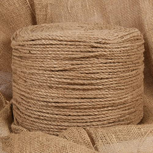 Cervaline Corde 100% Jute 6 mm 500 m,Quincaillerie,Accessoires de quincaillerie,Chaînes, câbles & Cordes,Cordes & câbles de Construction,9.78 kg-91271