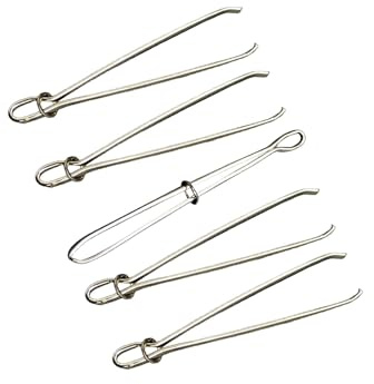 drburpily Strumento per infilare elastici per corde a pizzico, dispositivo a inserimento rapido con pinzette, efficace per creare soluzioni di cucito, strumento