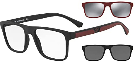 Ray-Ban 0EA4115 Gafas de sol, Rectangulares, 54, Matte Black