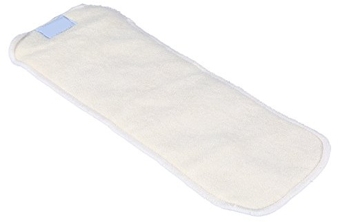 Huairdum Fodera per Pannolini di Stoffa, 1 Pezzo 4 Strati di bambù No Fragance Pannolino per Stoffa per Adulti Flushable Incontinence Cloth Fodera per Pannolini Fodera per Pan