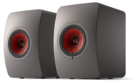KEF LS50 Wireless II - Active wireless stereo speaker system (Titanium Grey) | HDMI | Airplay 2 | Bluetooth | Spotify | Tidal