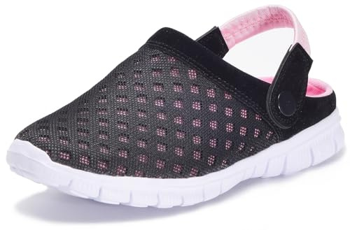 Gaatpot Unisex sommar träskor lättviktiga hemmaskor, Rosa, 40 EU