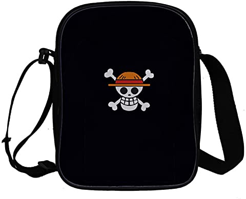 WANHONGYUE Anime Monkey D Luffy Umhängetasche Schultertasche Herren Damen Shoulder Messenger Bags Small Handtasche Sport Reise Tasche 1032/3