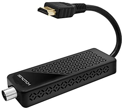 DECODER DVB-T2 HEVC 10BIT PER RETRO TV CON CAVO HDMI INTEGRATO