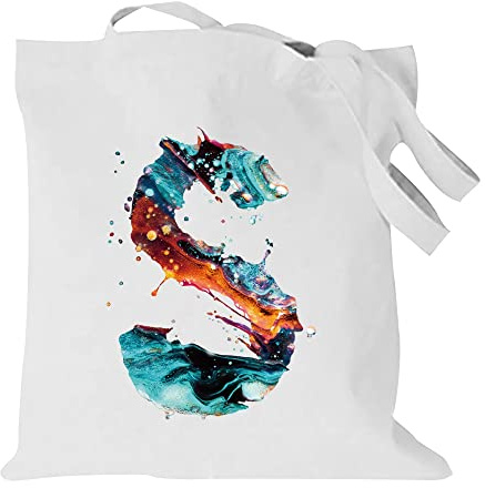 26 Letter Printed Canvas reusable grocery bags, Foldable Casual Travel HandBag, Shoulder Beach Tote Bags, Shopper bag eco friendly super strong washable Storage bags Shopping bag Canvas bag for Women