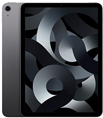 Apple 2022 iPad Air (10.9-Zoll, Wi-Fi + Cellular, 64GB) - Space Grau (Generalüberholt)