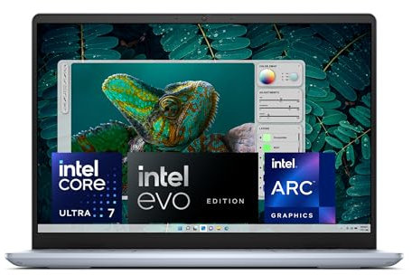 Dell Inspiron 14 Plus Laptop - 14.0-inch 16:10 2.8K Display, Intel Evo Edition - Intel Core Ultra 7 Processor, 32GB LPDDR5X RAM, 1TB SSD, Intel Arc Graphics, Fingerprint Reader, Windows 11 Home