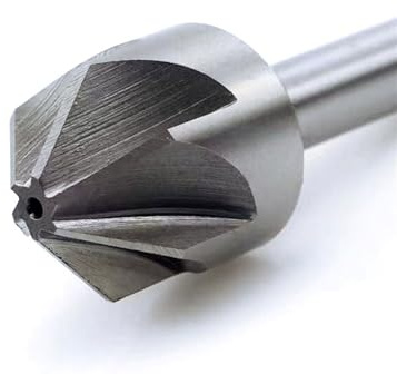 GSIVCIOA Countersink Drill Bits, 6-50mm HSS 6/8 Flute 60/90/120 Degree Chamfer Countersink Milling Cutter High Speed Steel Counter Sinker Drill Bits Deburring Chamfering Cutter(Size:25mm(60 Degrees))