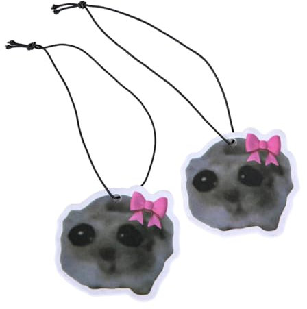 2 pezzi albero profumato con simpatico topo, divertente albero profumato auto, deodorante per auto, deodorante per auto, albero profumato personalizzato da appendere in auto, stampa su entrambi i lati