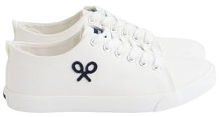 SILBON Zapatilla Clasica Lona Blanca para Hombre Talla 42