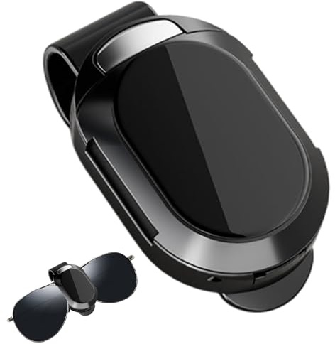Brillenhalter für Auto | Aufbewahrungsclip für Sonnenblende Auto – Rutschfester Organizer für Brillen, sichere Aufbewahrung, sicheres Fahren, geeignet für Autos, Minivans und Wohnmobile