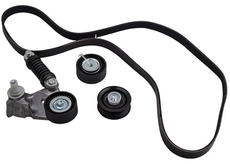 cojinete del alternador Kit tensor de correa del ventilador del generador para Jaguar X-Type 2003-2009 2.0 2.2 para diésel
