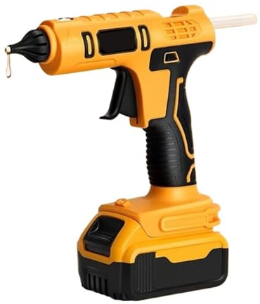 Pistola De Pegamento Caliente Eléctrica, Pistola De Calor Inalámbrica, Batería, Pistola De Silicona Caliente, Herramienta Manual De Bricolaje Con 12 Adhesivos Termofusibles Amplias Aplicaciones