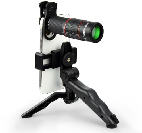 22x Telephoto Zoom Lens for Smartphone - HD Mobile Phone Camera Lens with Tripod, Compatible with Most Phones for Outdoor Travel Photography